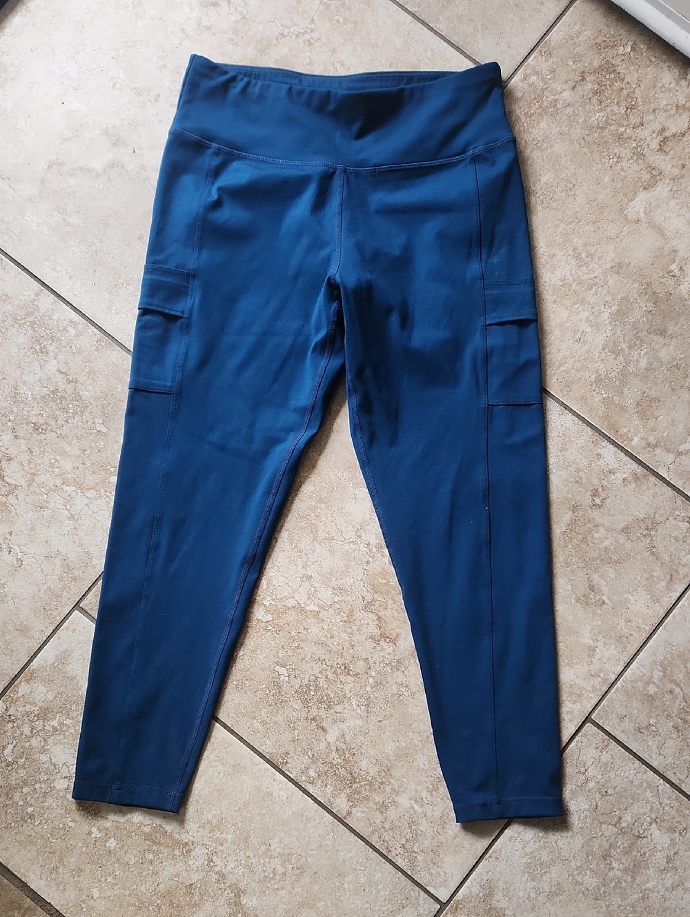 DKNY Sport Deep Blue High-Waist Leggings